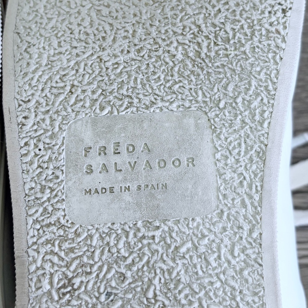 Freda Salvador Eda D’Orsay White Women's Sneakers, Size 7 - Picture 8 of 9